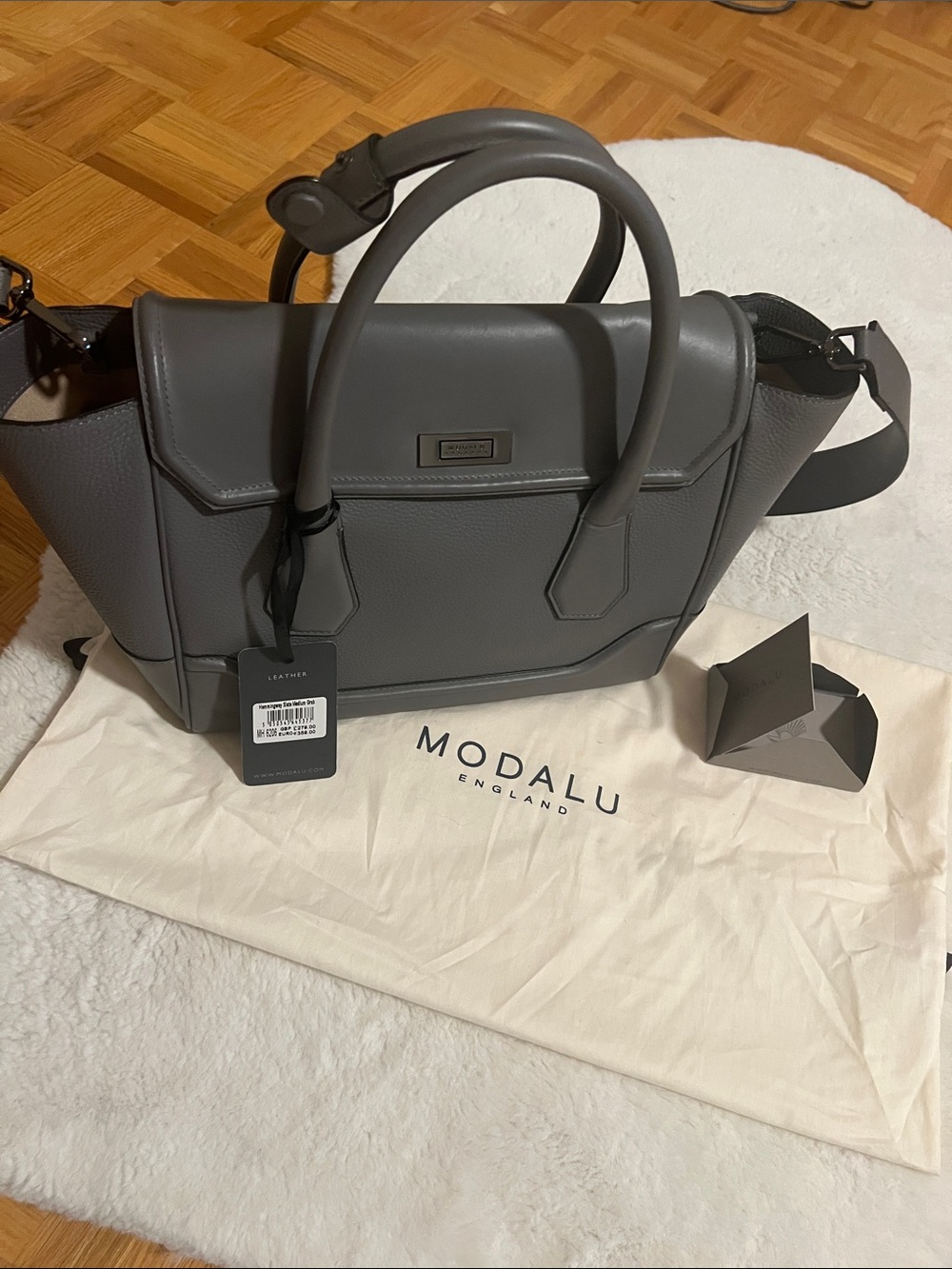 Modalu England Hemingway leather Medium Grab bag